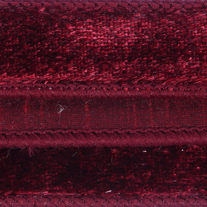 Close-up of red fabric with texture