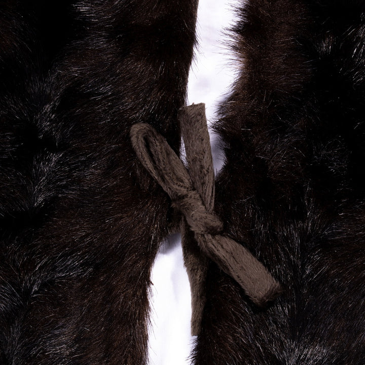 60" Cocoa Mink Faux Fur Tree Skirt