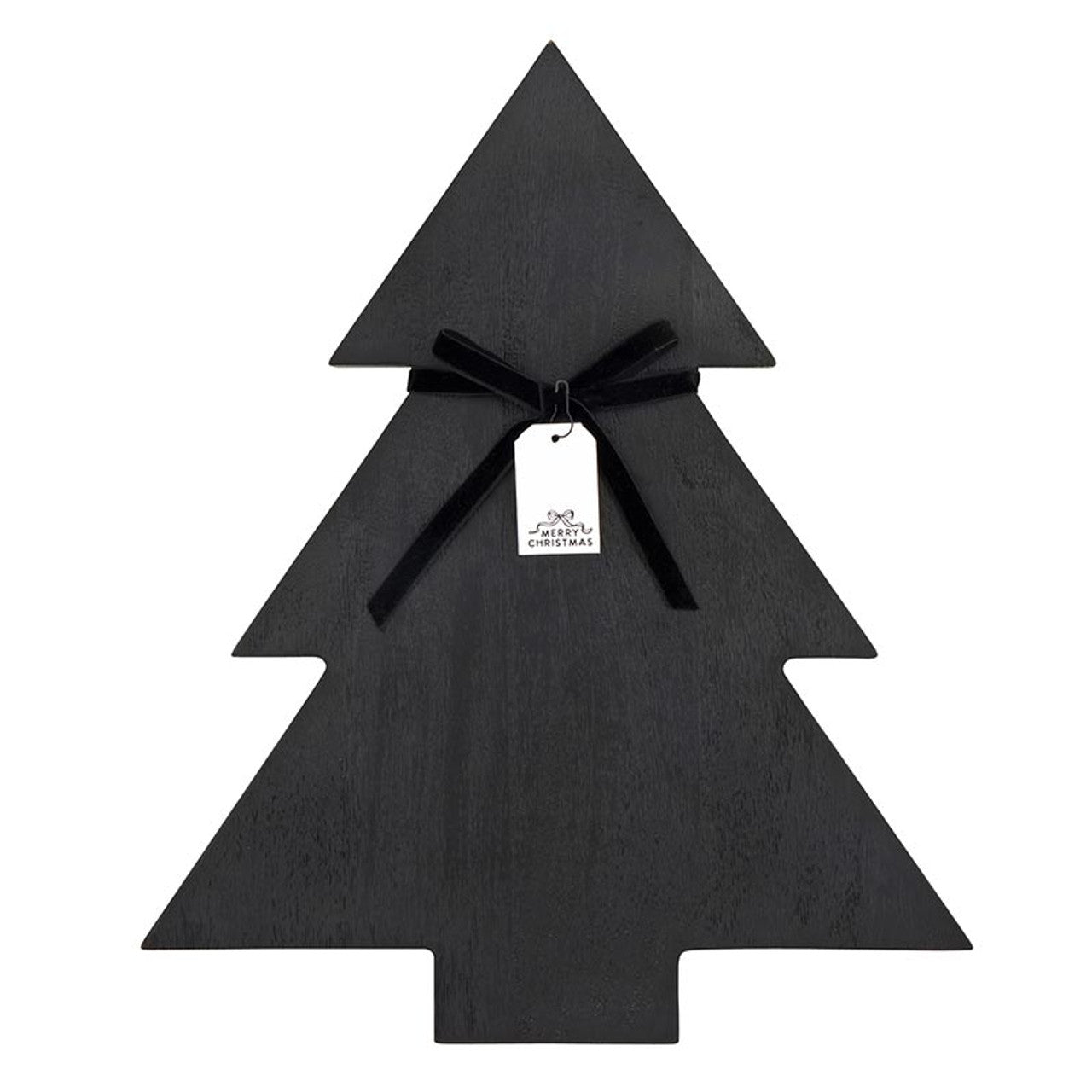 Black Christmas Tree Wood Board - Thumbnail 2