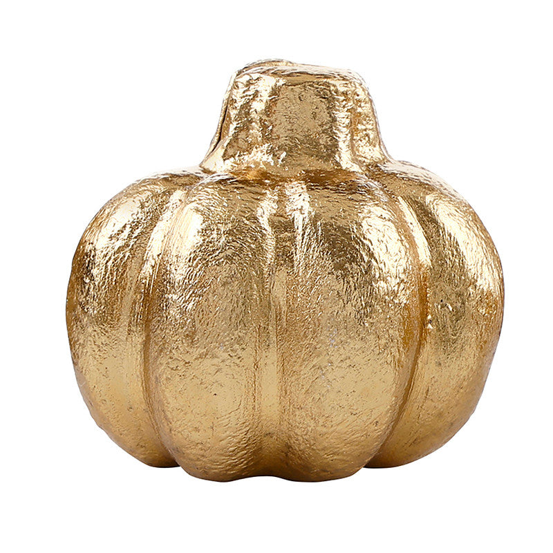 Gold Pumpkin Placecard Holders - Set of 4