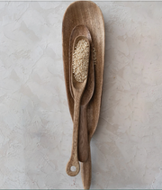 10"L Acacia Wood Spoon, Natural