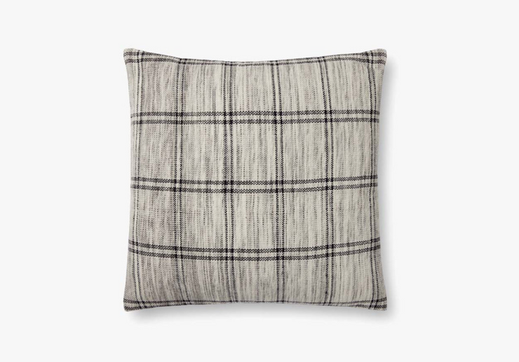 Dalia Ivory / Granite 22x22 pillow