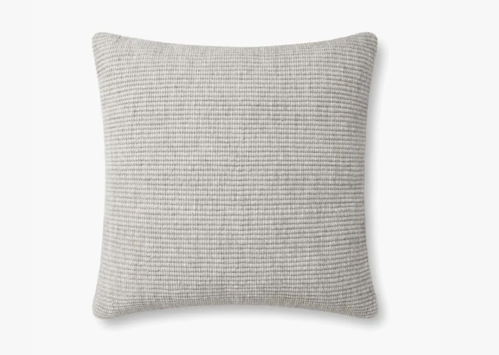 Magnolia Home x Loloi Smoke Throw Pillow