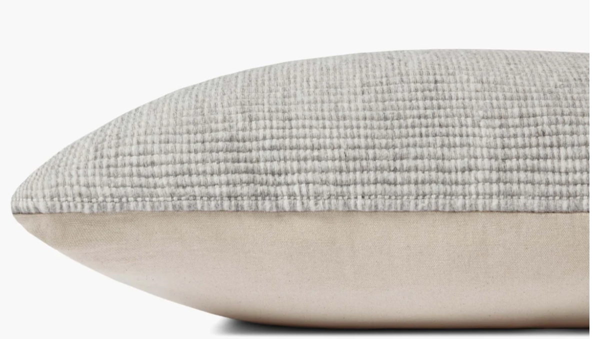 Magnolia Home x Loloi Smoke Throw Pillow - Thumbnail 4