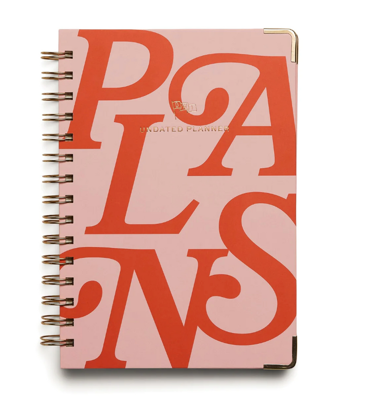 UNDATED 13 MO PERPETUAL PLANNER - PLANS
