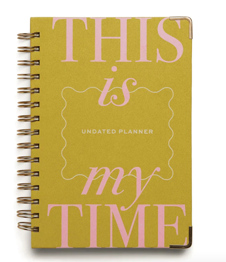 UNDATED 13 MO PERPETUAL PLANNER - MY TIME