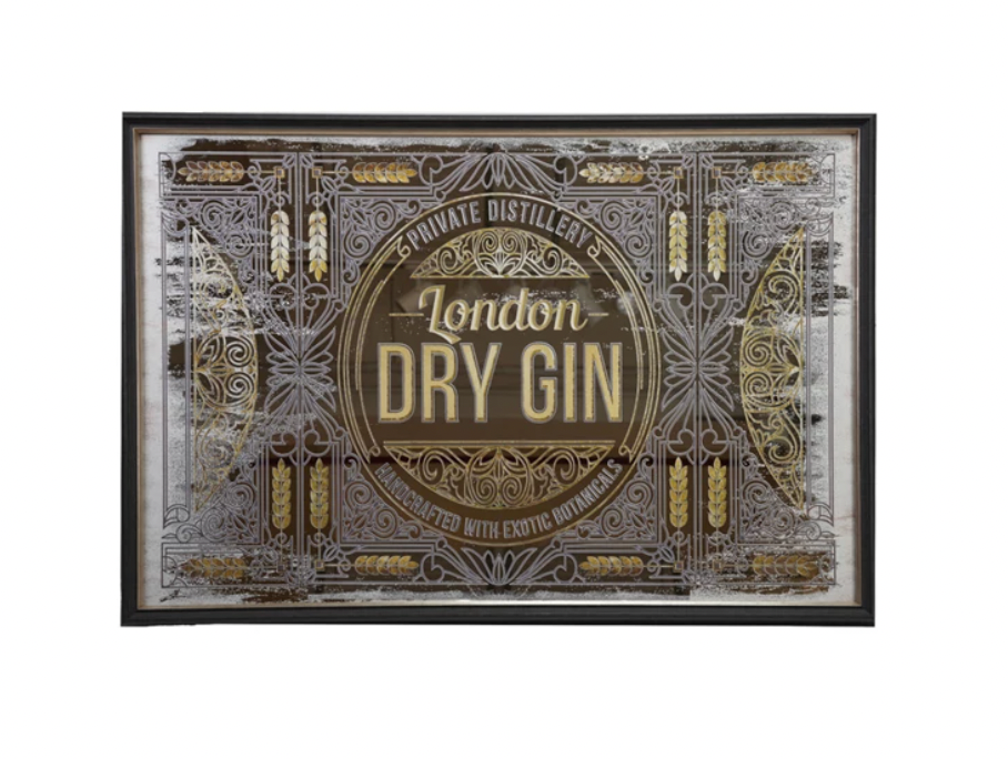 London Dry Gin Mirror Sign – Shop Holland House