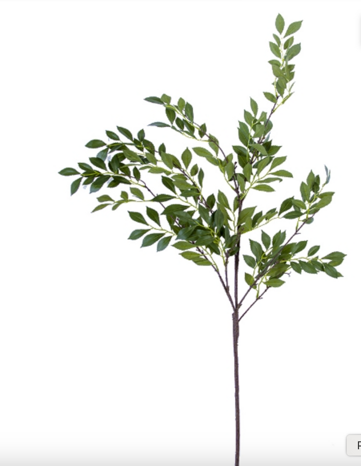 Artificial jasmine spray with full, delicate leaves 