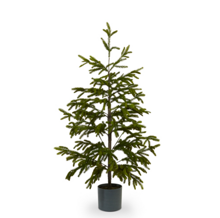 60 inch realistic artificial potted fir tree