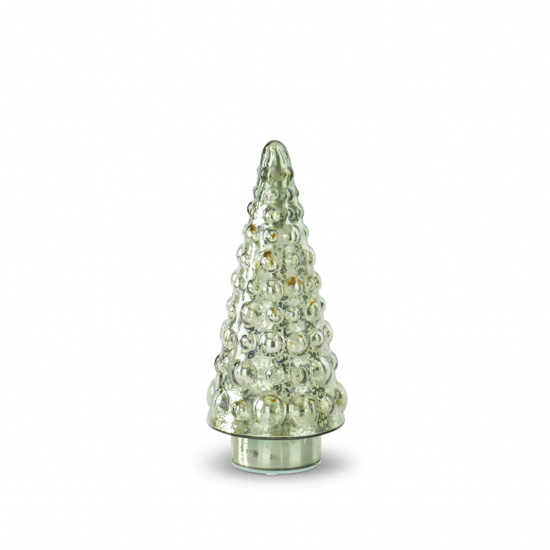 Embossed Mercury Glass Trees