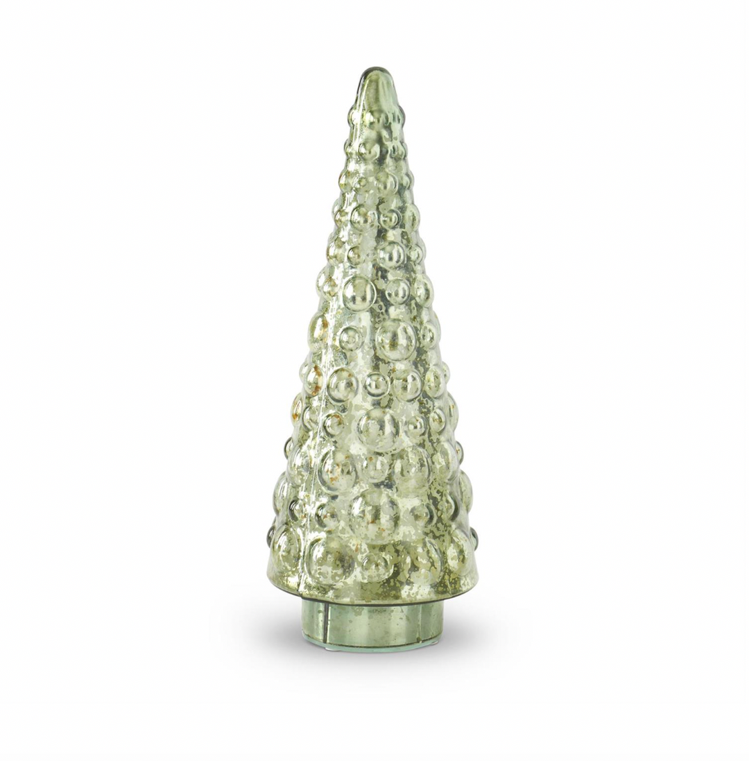 Embossed Mercury Glass Trees