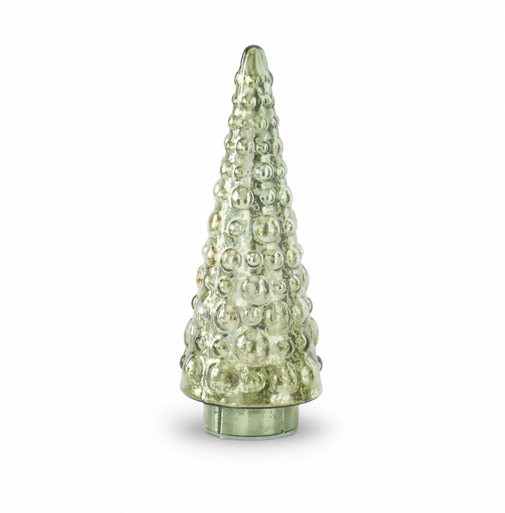 Embossed Mercury Glass Trees