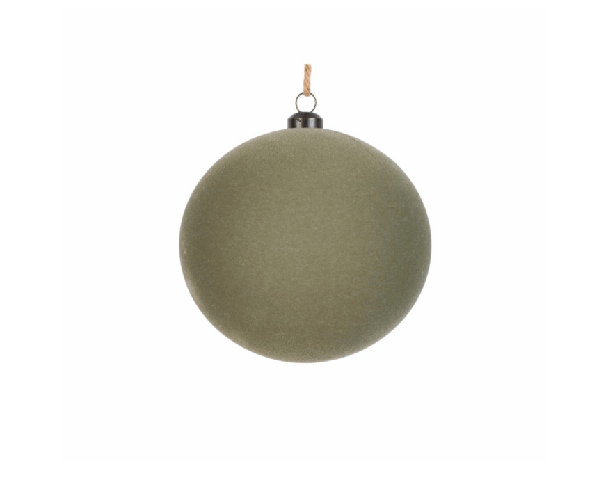 Light Green Velvet Ornament