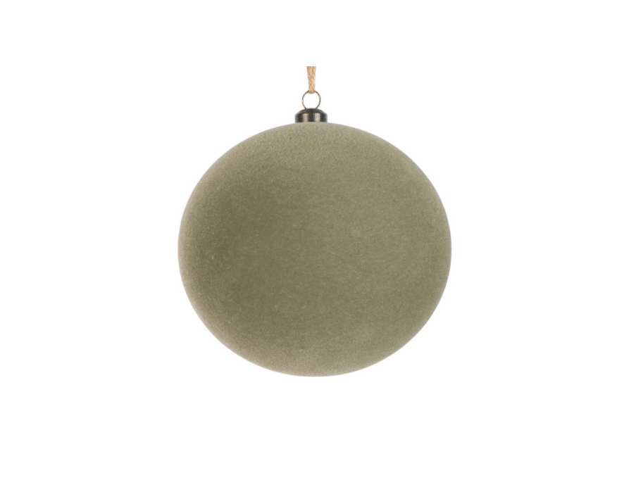 Light Green Velvet Ornament