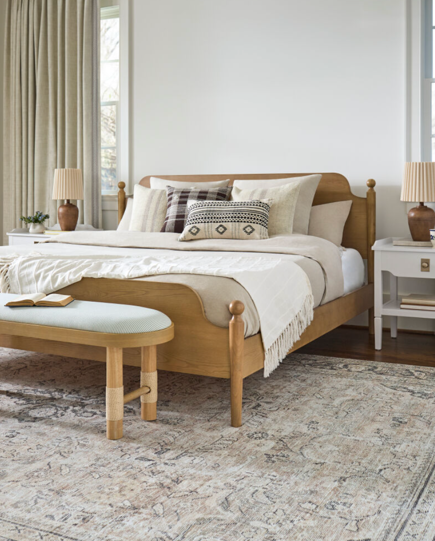 brown gingham throw pillow