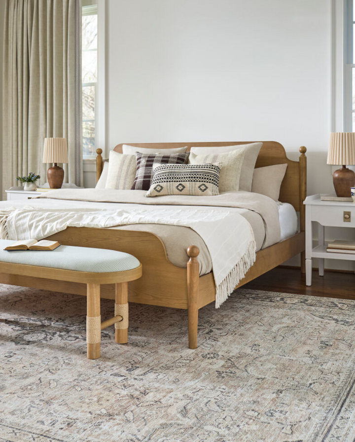 brown gingham throw pillow