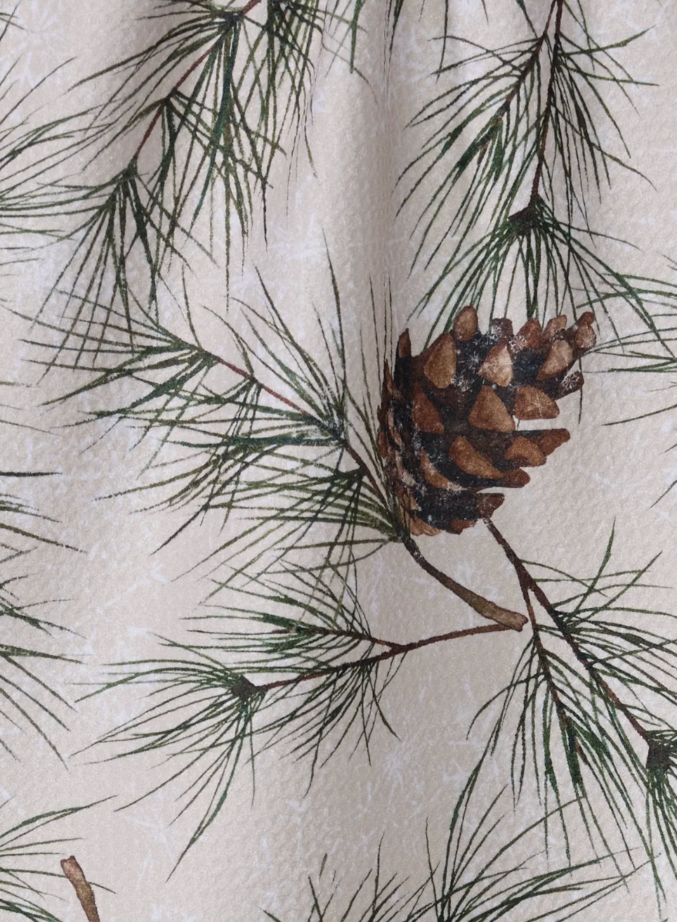 Evergreen Frost Tea Towel