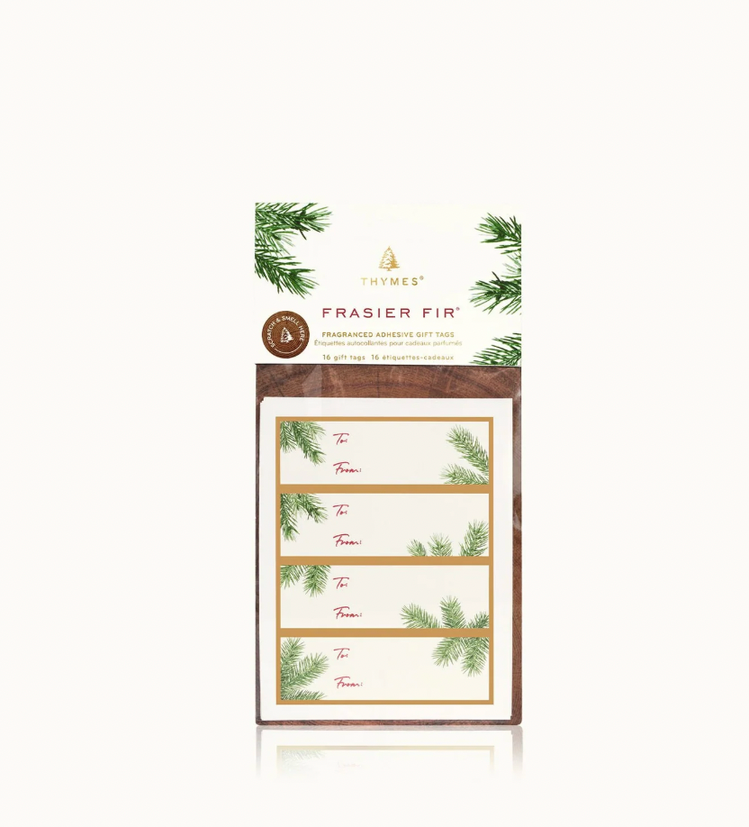Frasier Fir Fragranced Adhesive Gift Tags