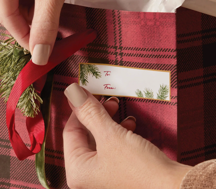 Frasier Fir Fragranced Adhesive Gift Tags