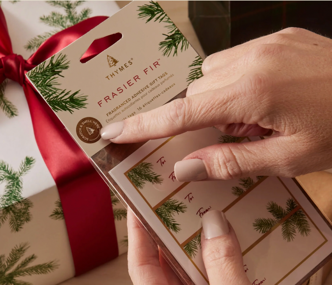 Frasier Fir Fragranced Adhesive Gift Tags