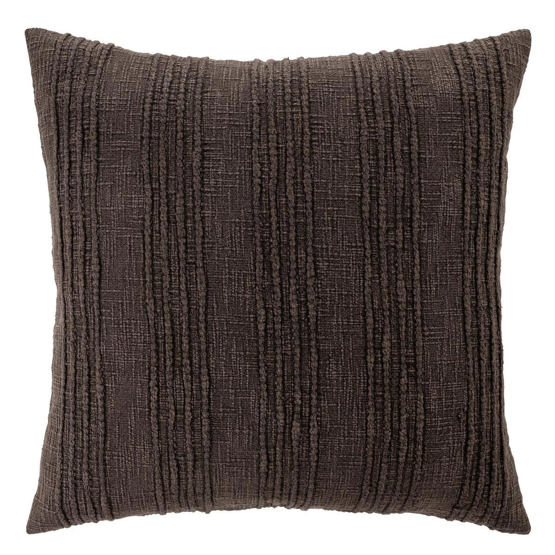 Gratitude Ganache Brown 22x22 Pillow