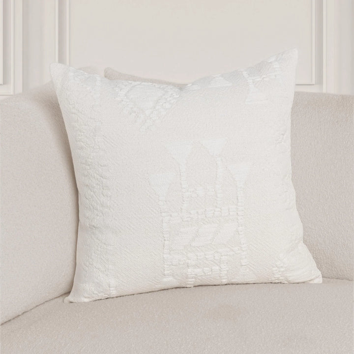 Abbey Ivory 22x22 Pillow