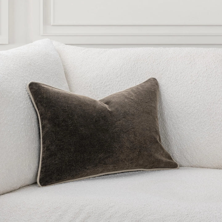 Heirloom Velvet Dark Clove 14x20 Pillow