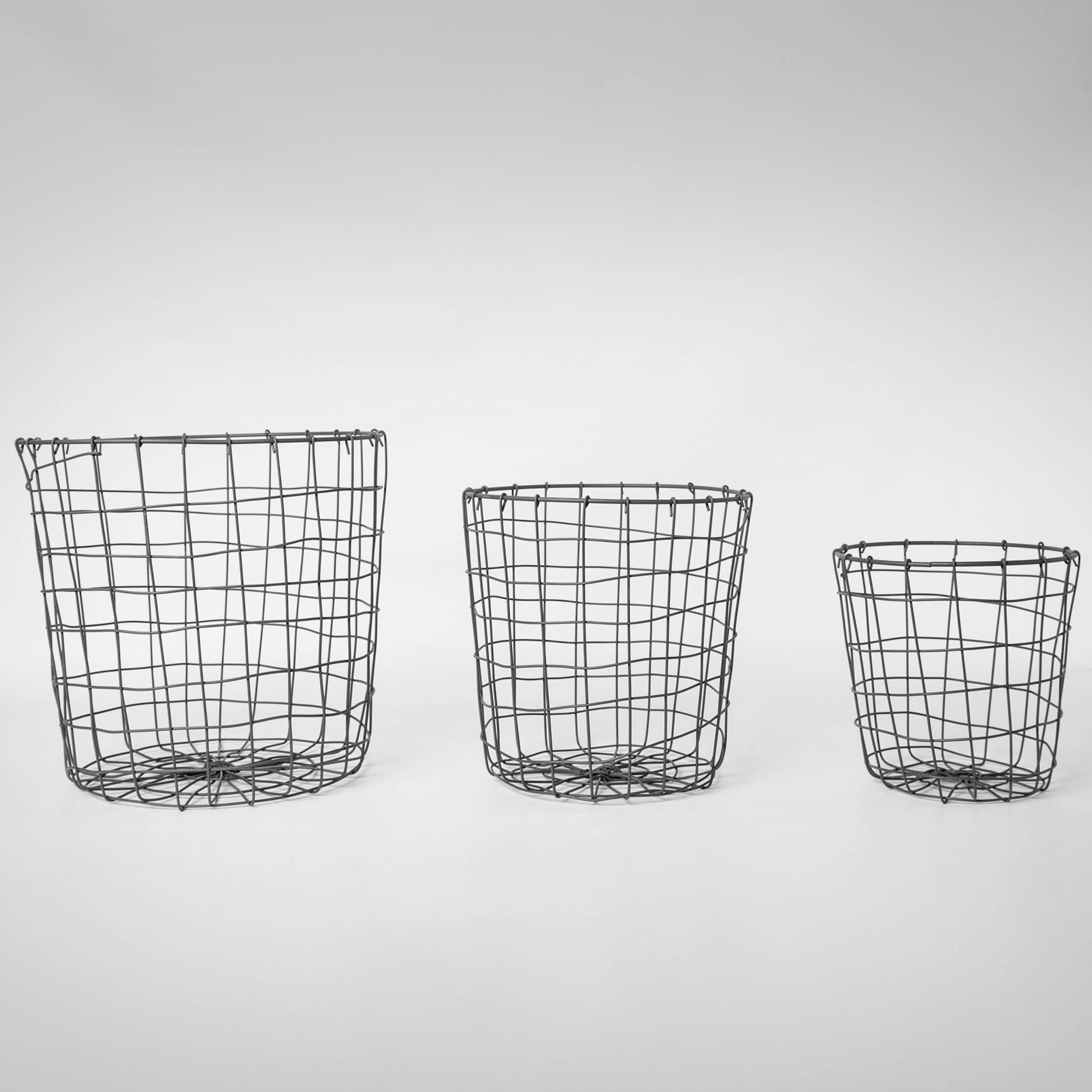 Round Iron Basket: Large - Thumbnail 3