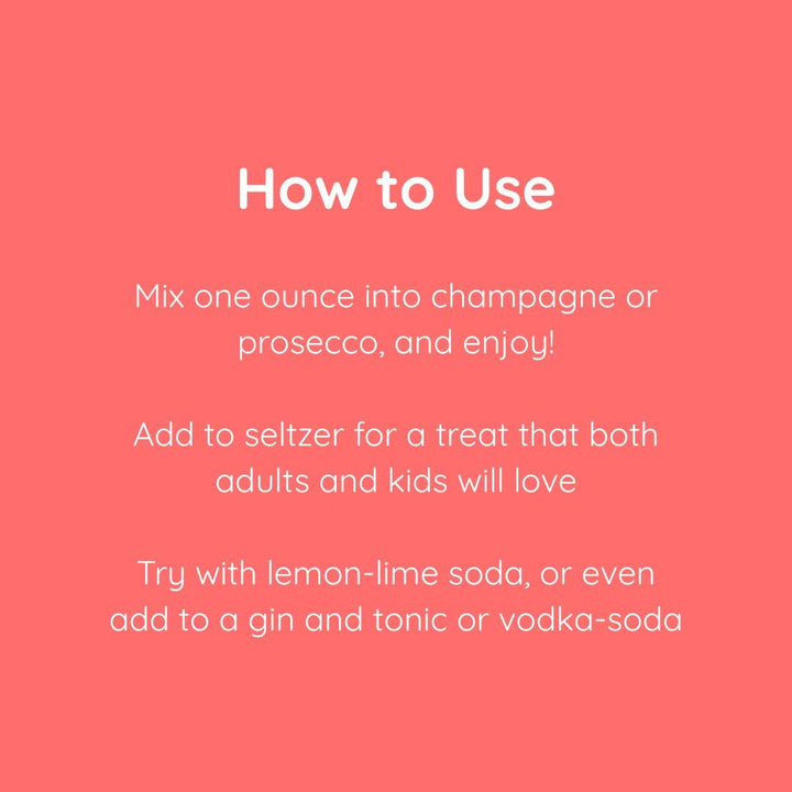 Glitter Sangria Cocktail Mix/Syrup, 16 fl oz