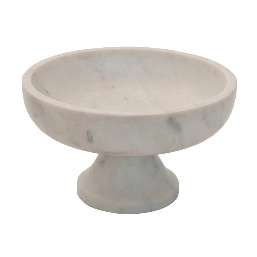Marble Footed Bowl - Thumbnail 2