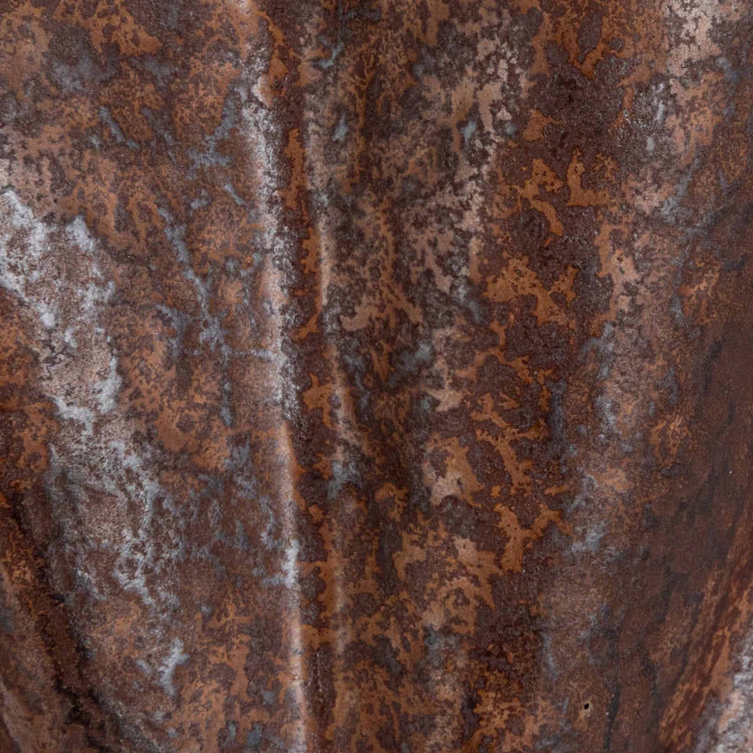 Ruffled Stoneware Dish