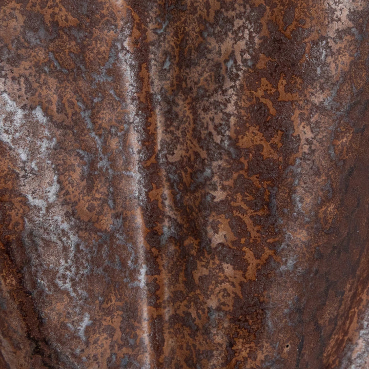 Ruffled Stoneware Dish