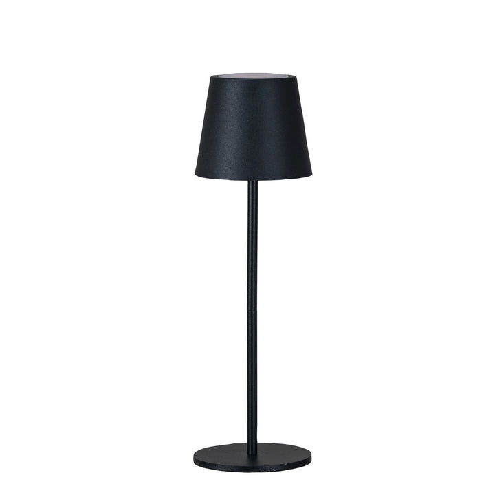 Black Rechargeable Table Lamp