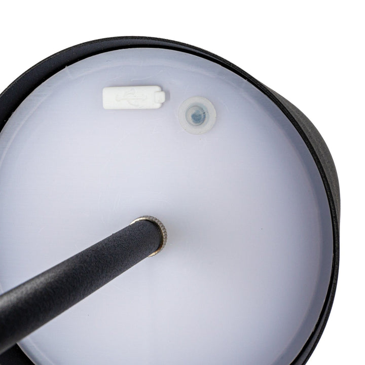 Black Rechargeable Table Lamp