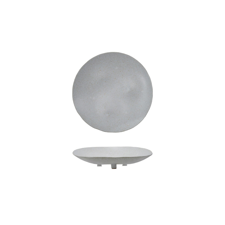 Stoneware Footed Platter