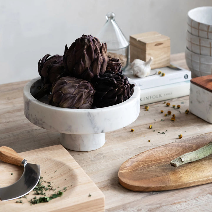 Circular Marble Pedestal