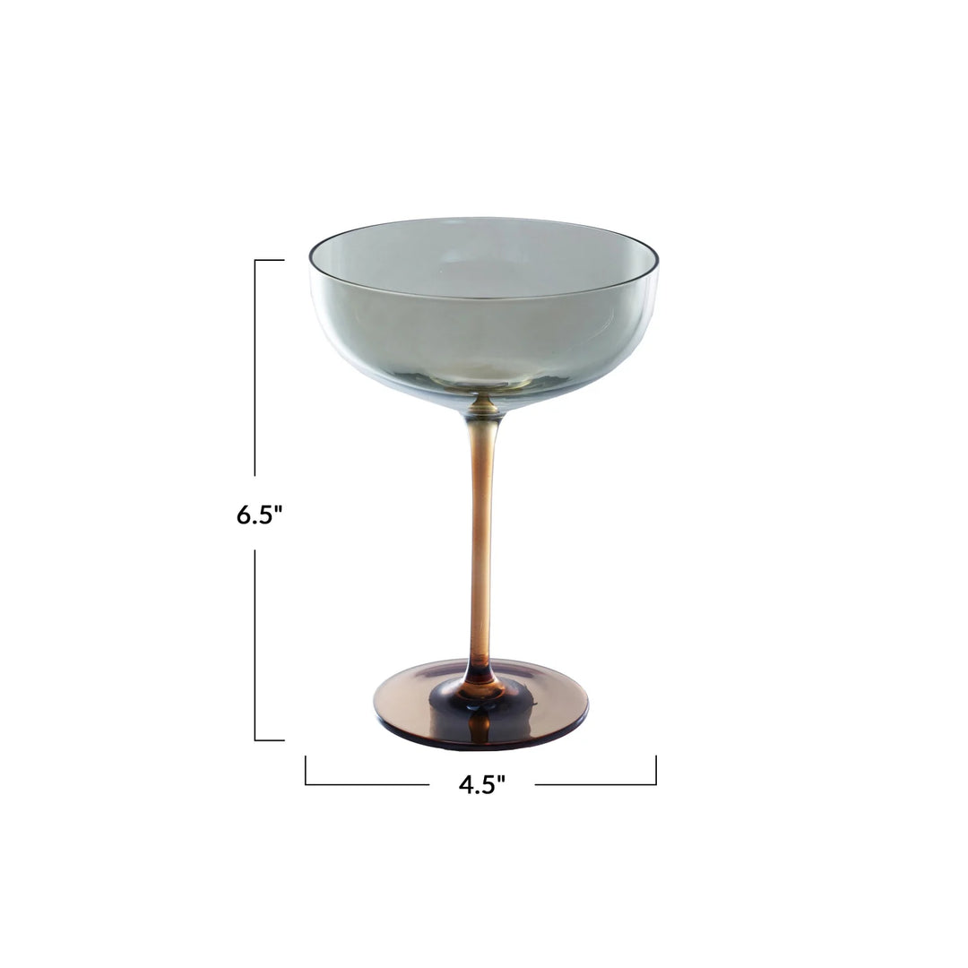 Iridescent 8 oz. Martini Glass