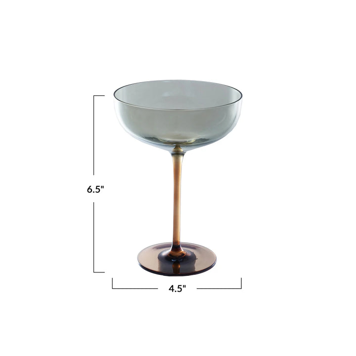 Iridescent 8 oz. Martini Glass