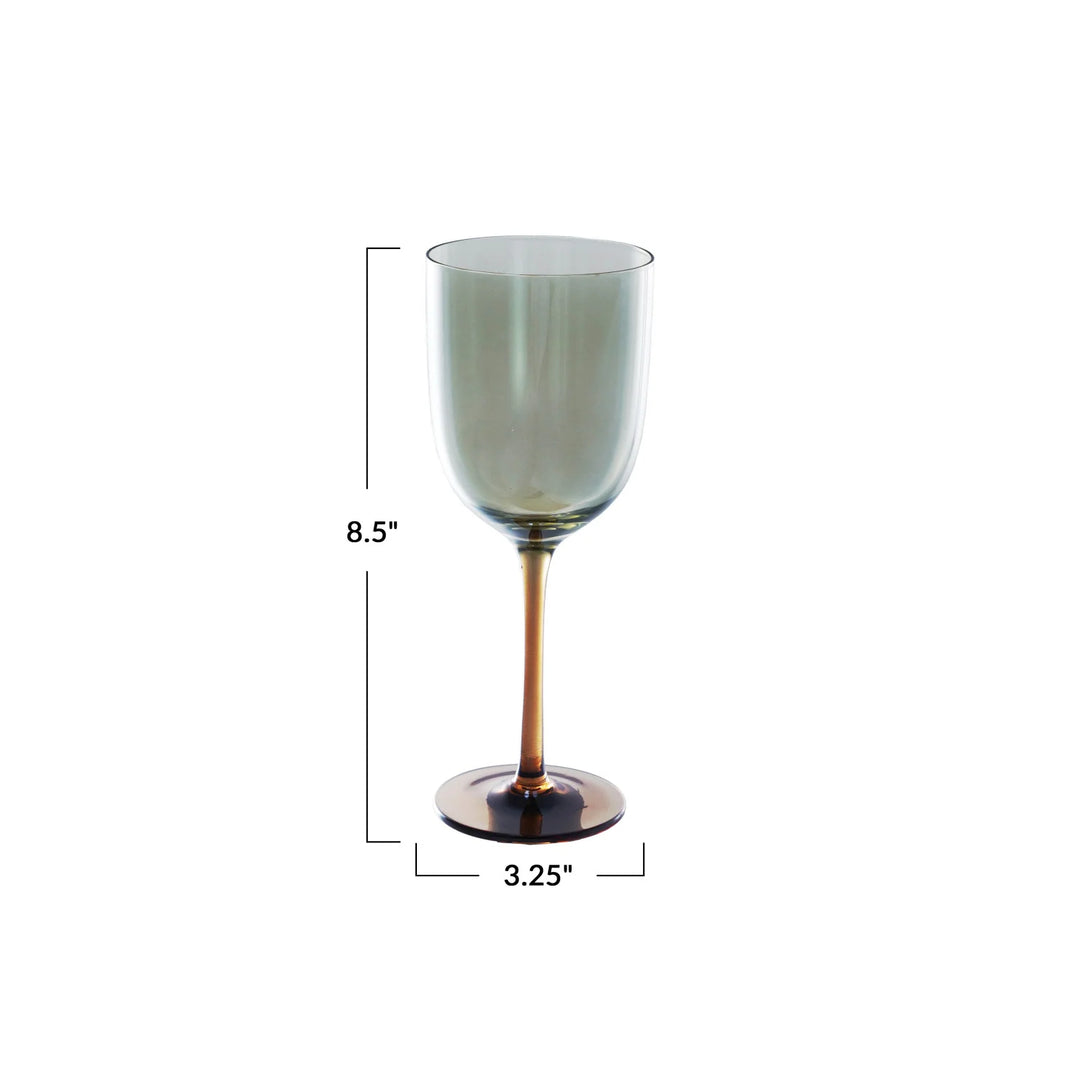 Iridescent 12 oz. Stemmed Wine Glass
