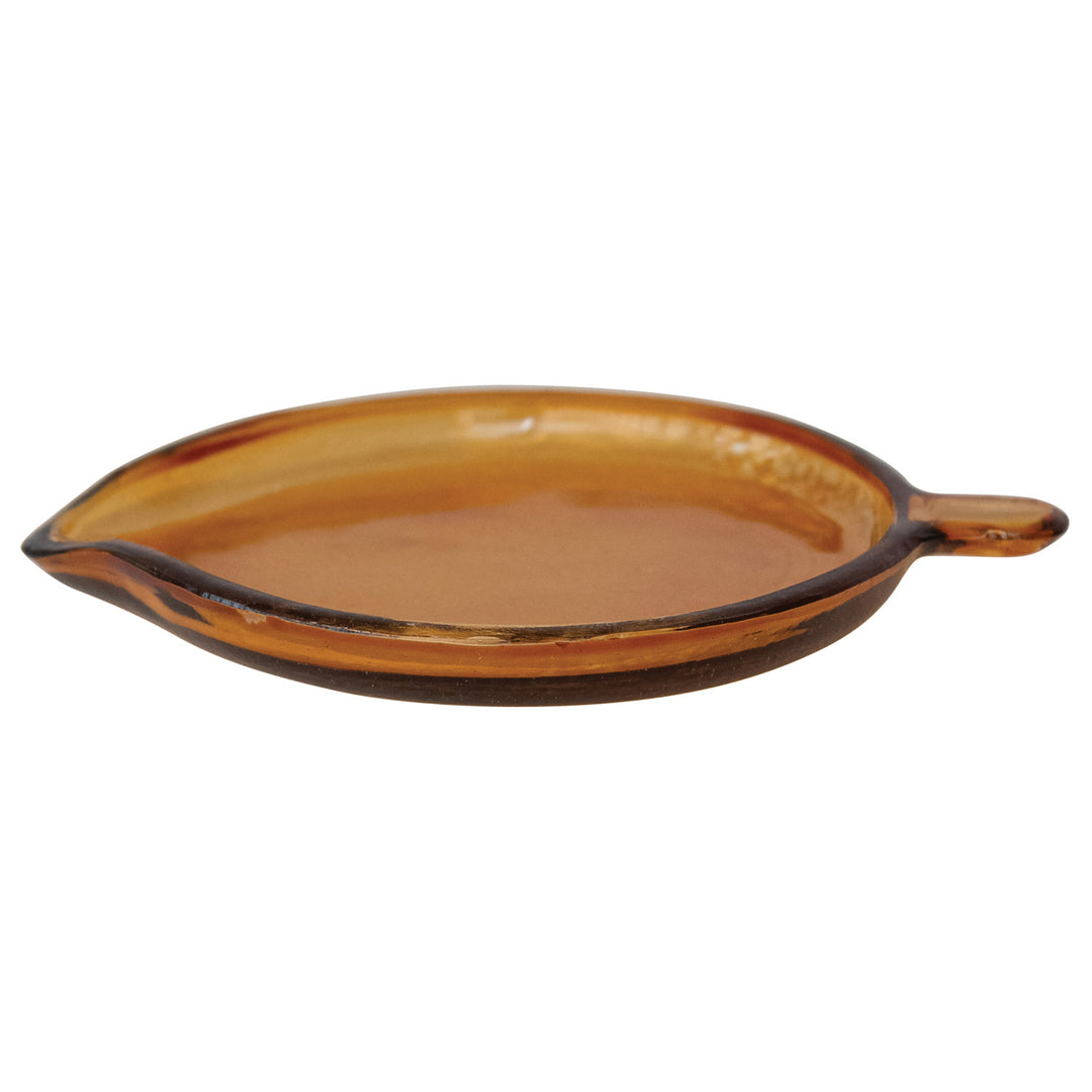 Pressed Recycled Glass Spoon Rest/Dish