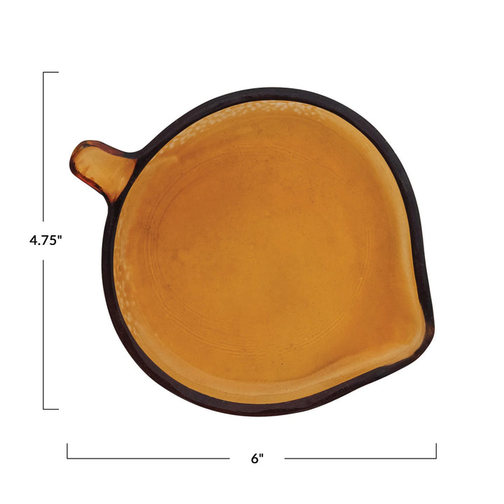 Pressed Recycled Glass Spoon Rest/Dish