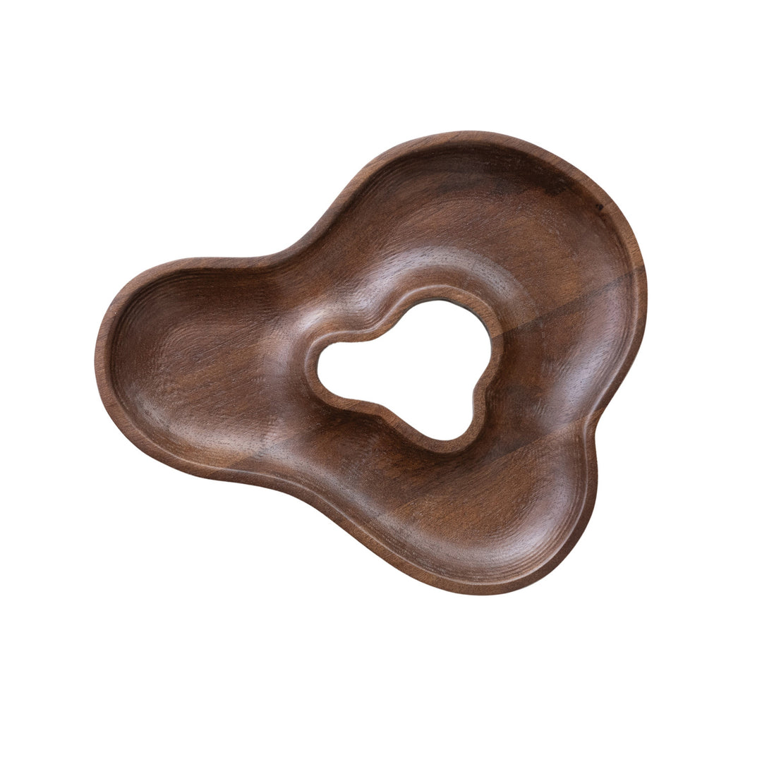 Mango Wood Abstract Shaped Dish