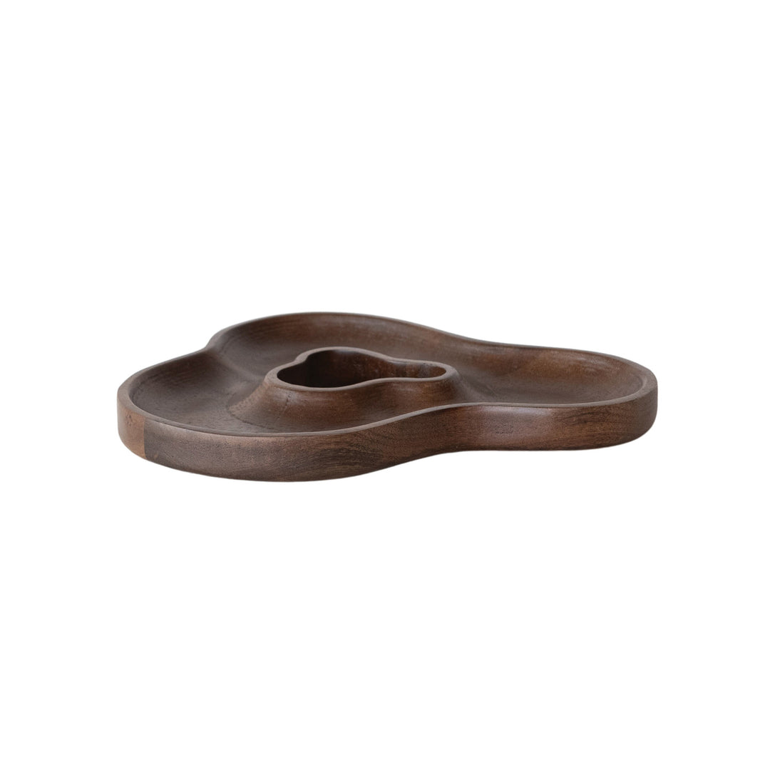 Mango Wood Abstract Shaped Dish