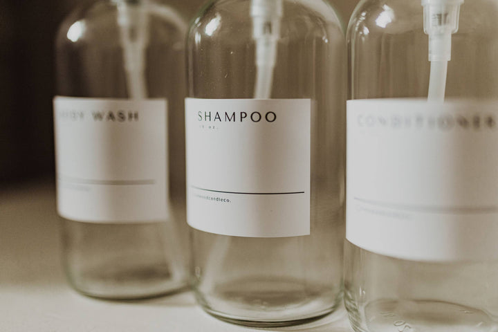 Clear Glass Dispenser 16OZ:  Dish Soap