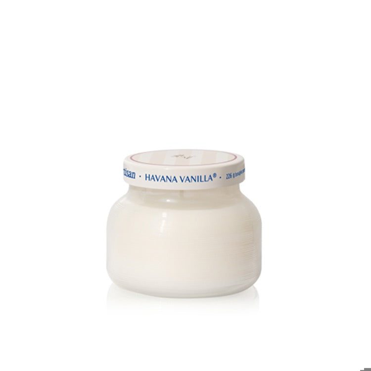 Jar of Havana Vanilla on a white background