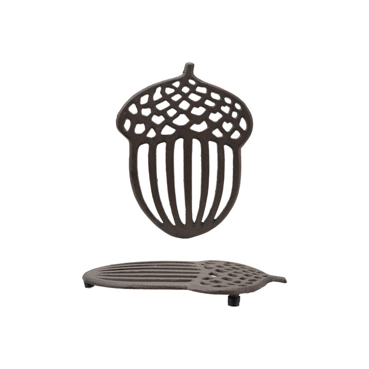 Cast Iron Acorn Shaped Trivet