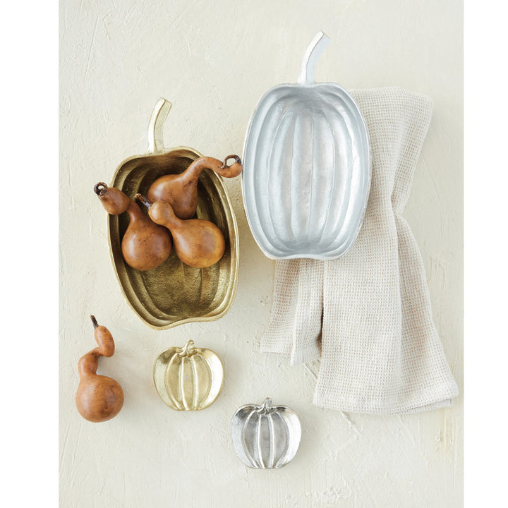 Cast Aluminum Pumpkin Shaped Bowl