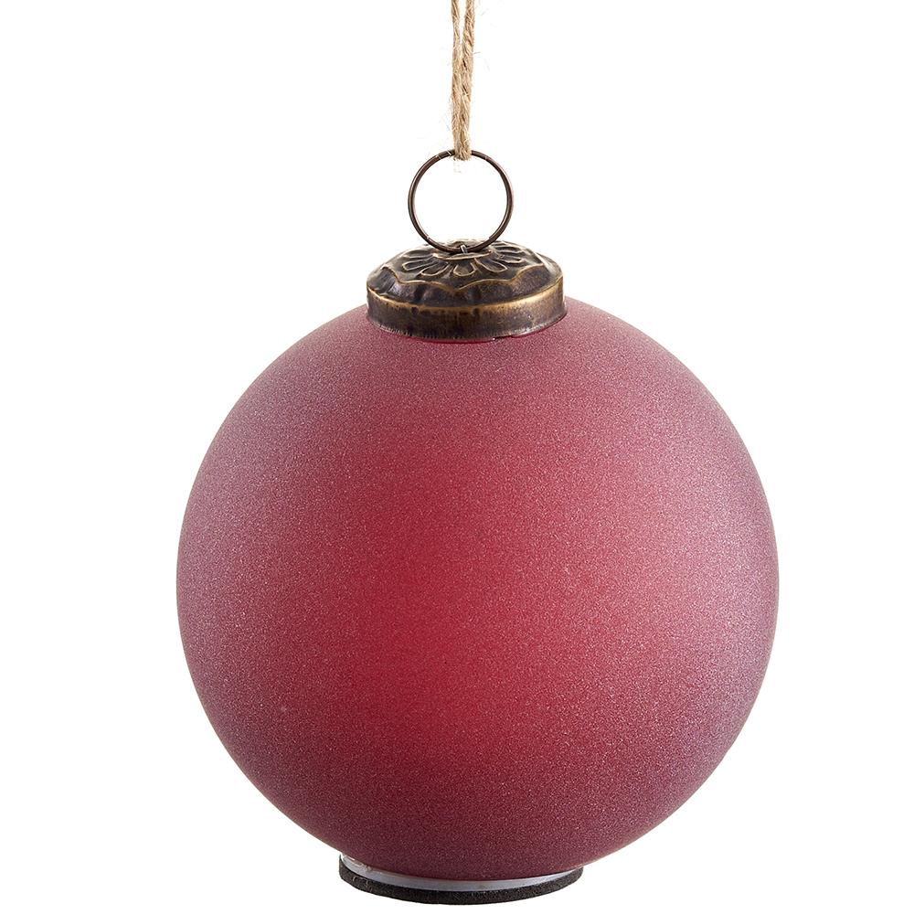 Red Blown Glass Ornament - Thumbnail 2