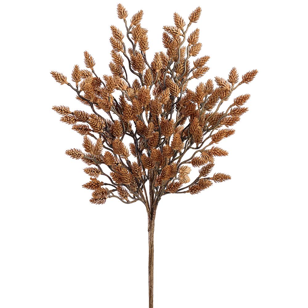 19" Plastic Pine Cone Bush