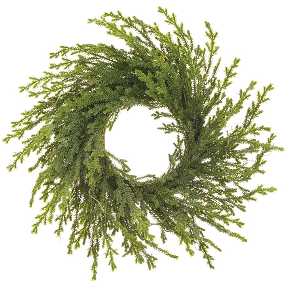 24" Pine Twig Wreath